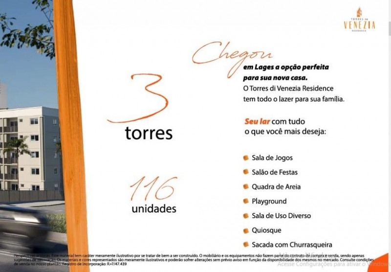 APARTAMENTO COND FECHADO - TORRES DI VENEZIA - NOVO