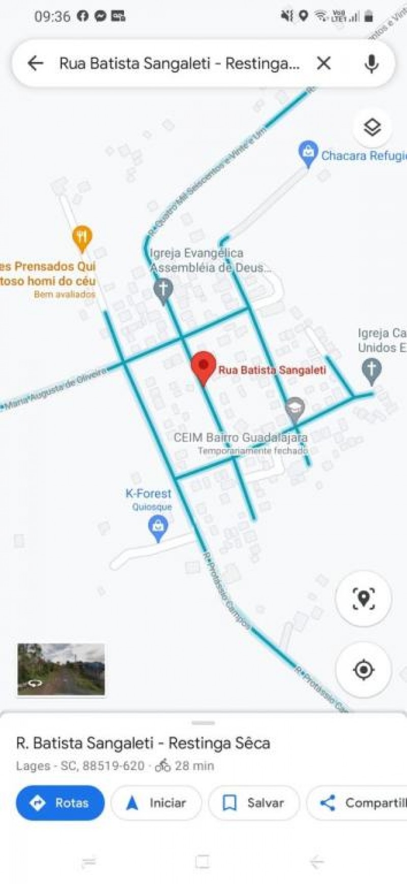 TERRENO RESTINGA SECA